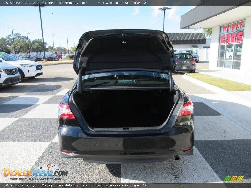 2019 Toyota Camry LE Midnight Black Metallic / Black Photo #5