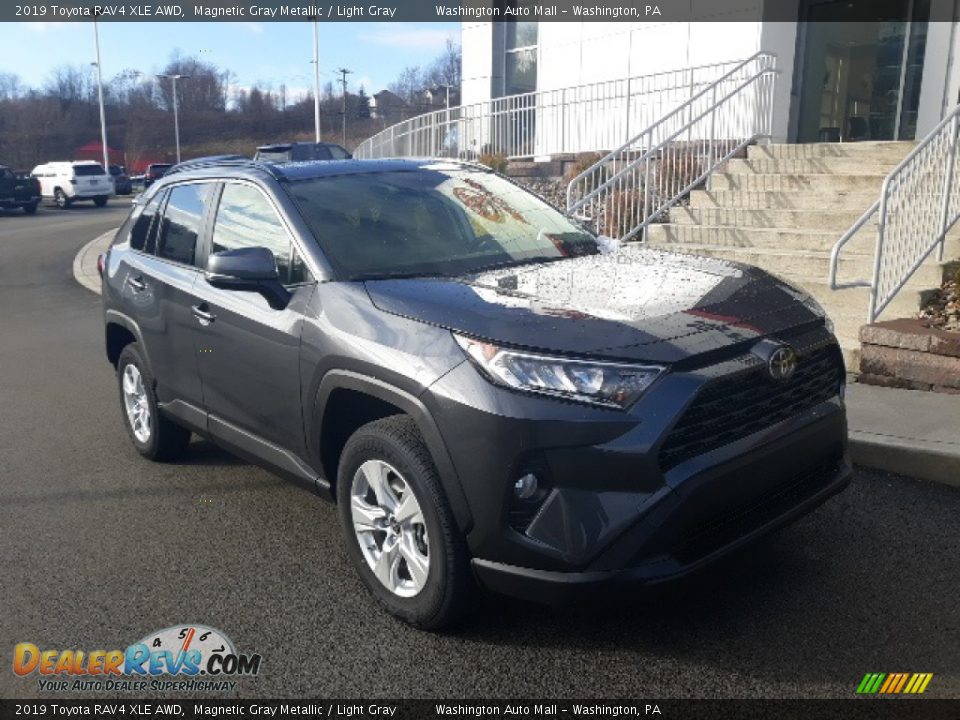 2019 Toyota RAV4 XLE AWD Magnetic Gray Metallic / Light Gray Photo #1