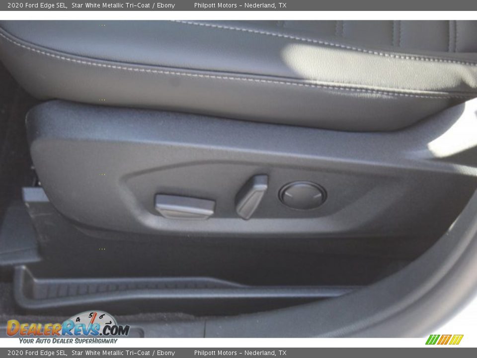 2020 Ford Edge SEL Star White Metallic Tri-Coat / Ebony Photo #12