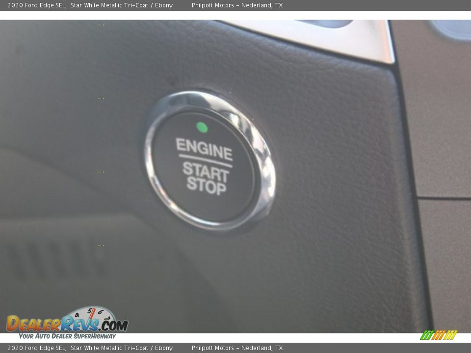 2020 Ford Edge SEL Star White Metallic Tri-Coat / Ebony Photo #21