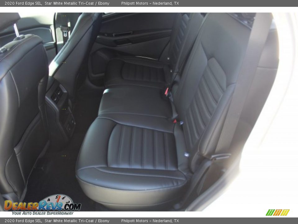 2020 Ford Edge SEL Star White Metallic Tri-Coat / Ebony Photo #24