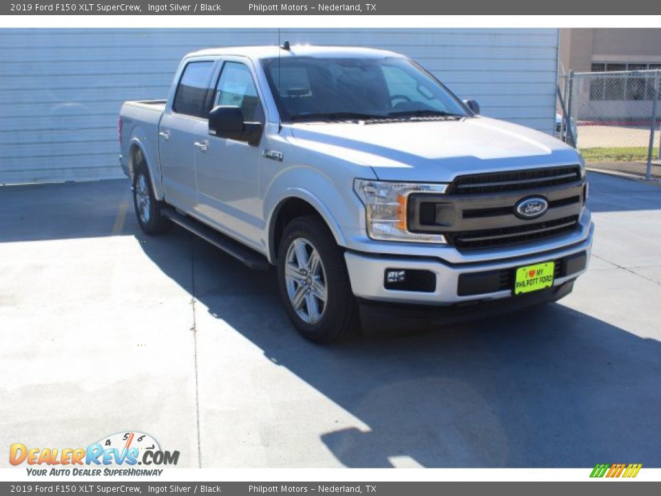 2019 Ford F150 XLT SuperCrew Ingot Silver / Black Photo #2