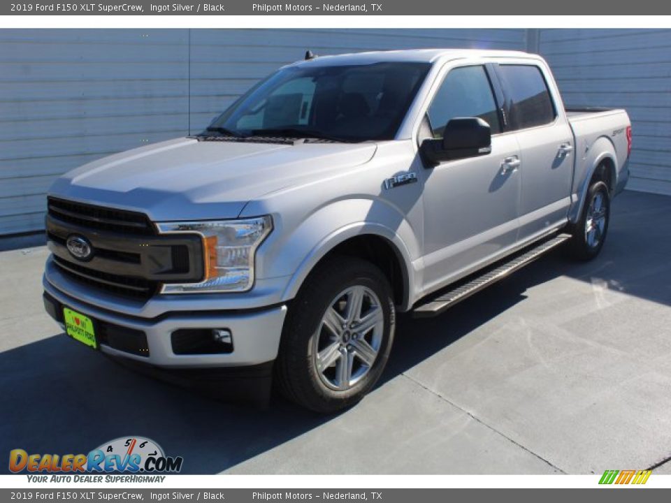 2019 Ford F150 XLT SuperCrew Ingot Silver / Black Photo #4