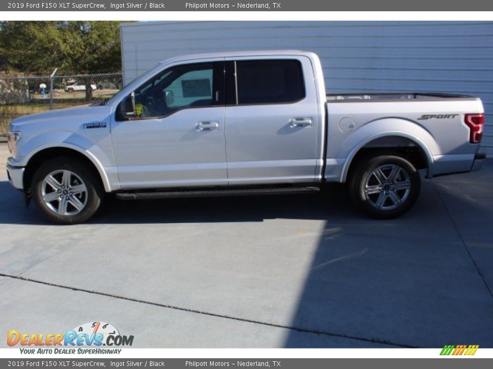 2019 Ford F150 XLT SuperCrew Ingot Silver / Black Photo #6