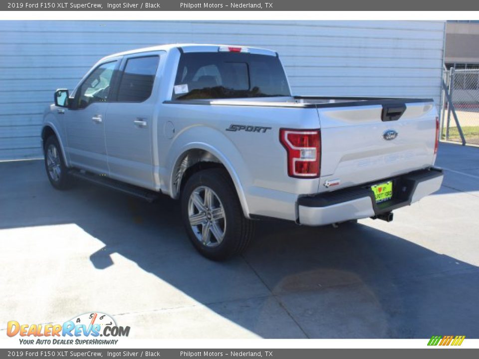 2019 Ford F150 XLT SuperCrew Ingot Silver / Black Photo #7