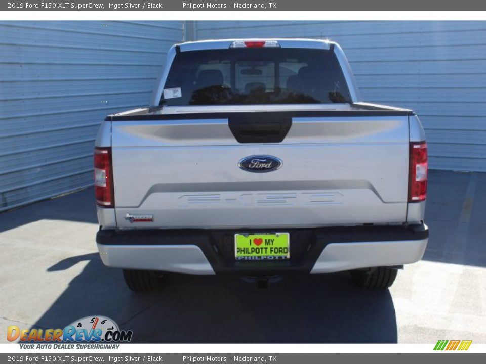 2019 Ford F150 XLT SuperCrew Ingot Silver / Black Photo #8