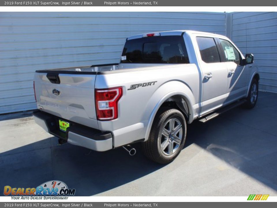 2019 Ford F150 XLT SuperCrew Ingot Silver / Black Photo #9