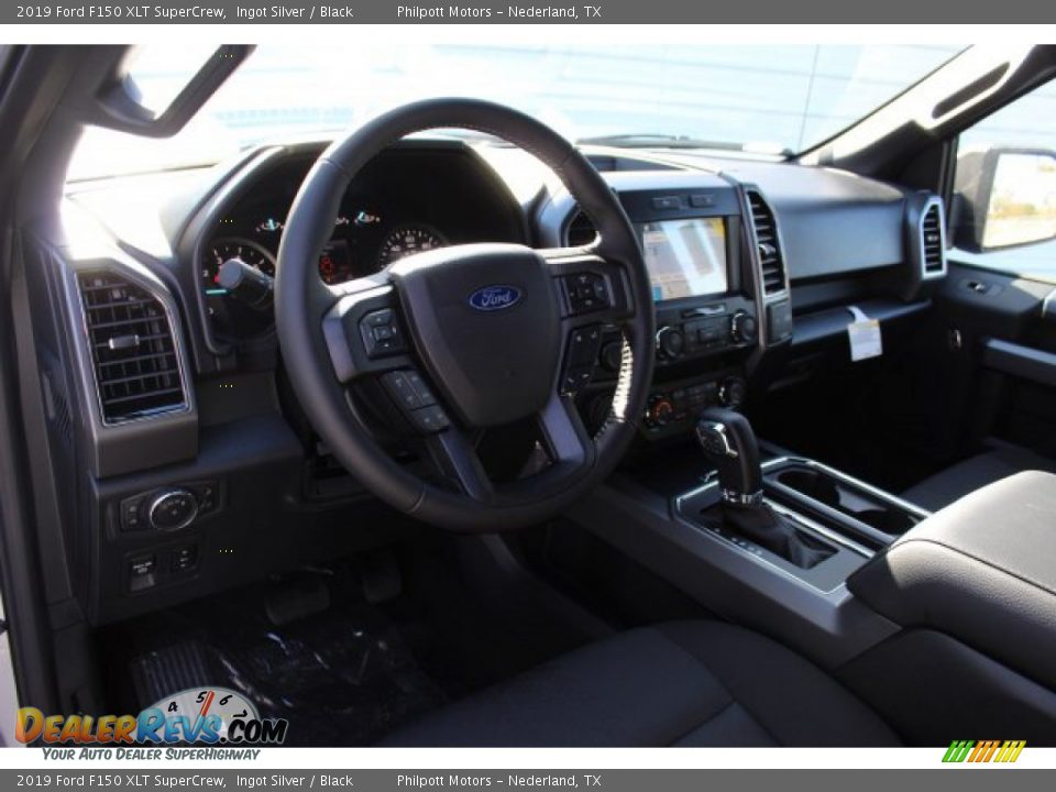 2019 Ford F150 XLT SuperCrew Ingot Silver / Black Photo #13