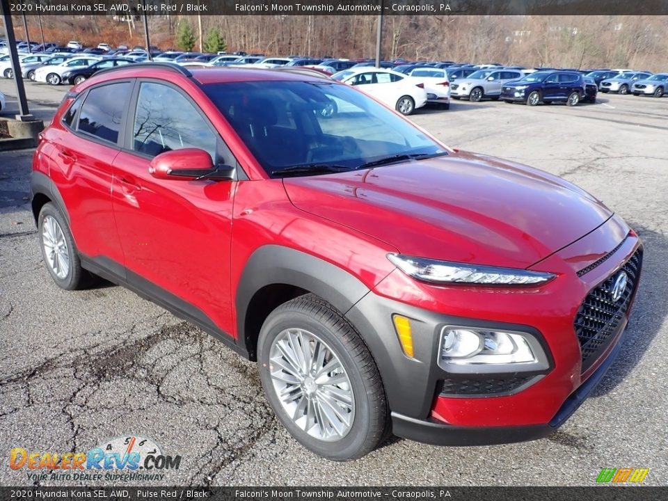 2020 Hyundai Kona SEL AWD Pulse Red / Black Photo #3