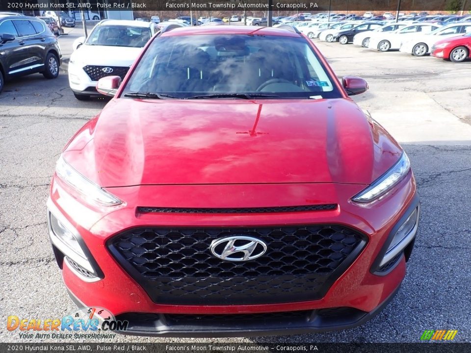 2020 Hyundai Kona SEL AWD Pulse Red / Black Photo #4
