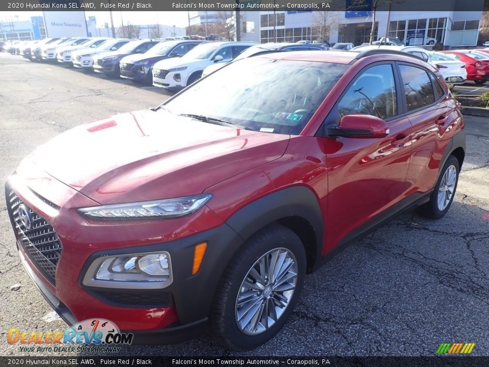 2020 Hyundai Kona SEL AWD Pulse Red / Black Photo #5