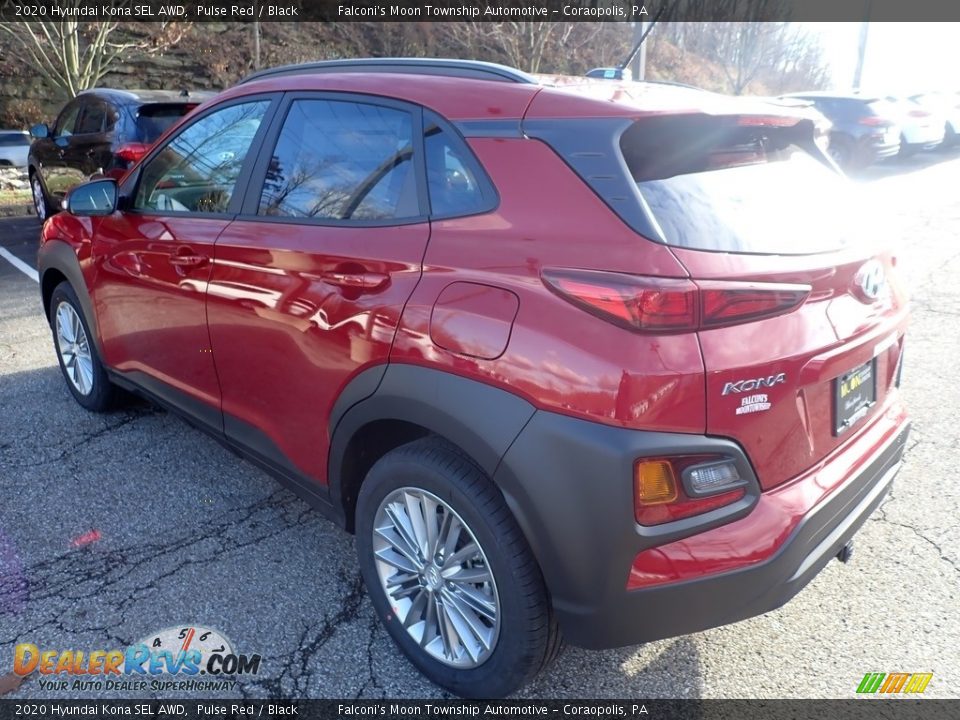 2020 Hyundai Kona SEL AWD Pulse Red / Black Photo #6