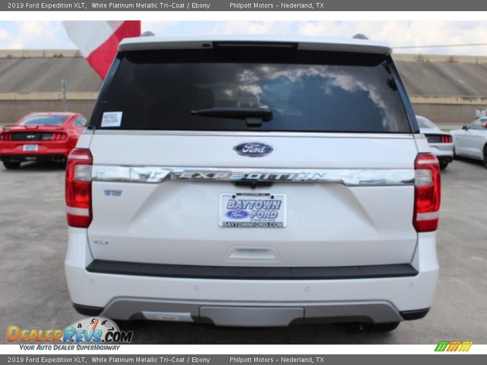 2019 Ford Expedition XLT White Platinum Metallic Tri-Coat / Ebony Photo #7