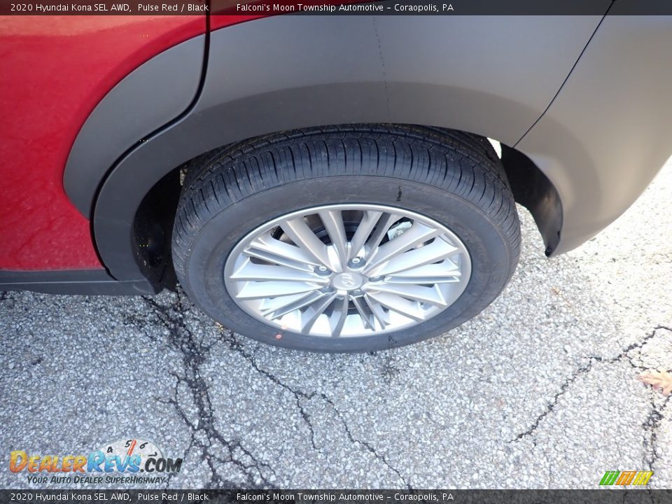 2020 Hyundai Kona SEL AWD Pulse Red / Black Photo #7