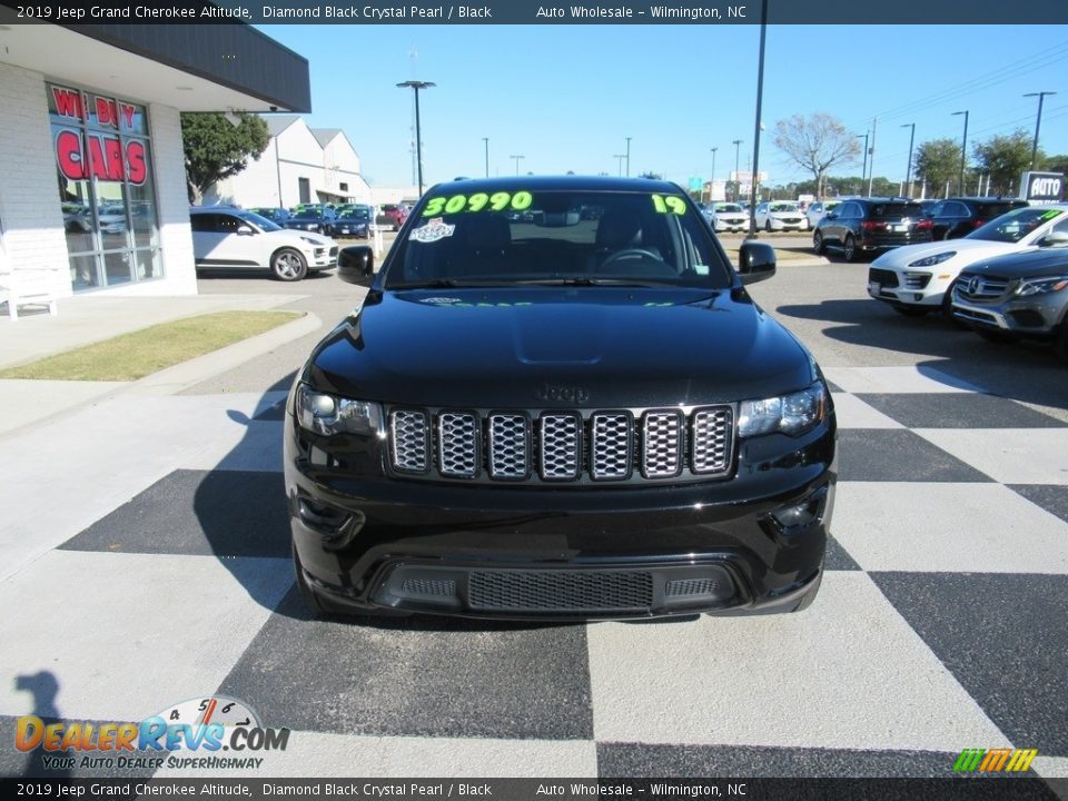 2019 Jeep Grand Cherokee Altitude Diamond Black Crystal Pearl / Black Photo #2