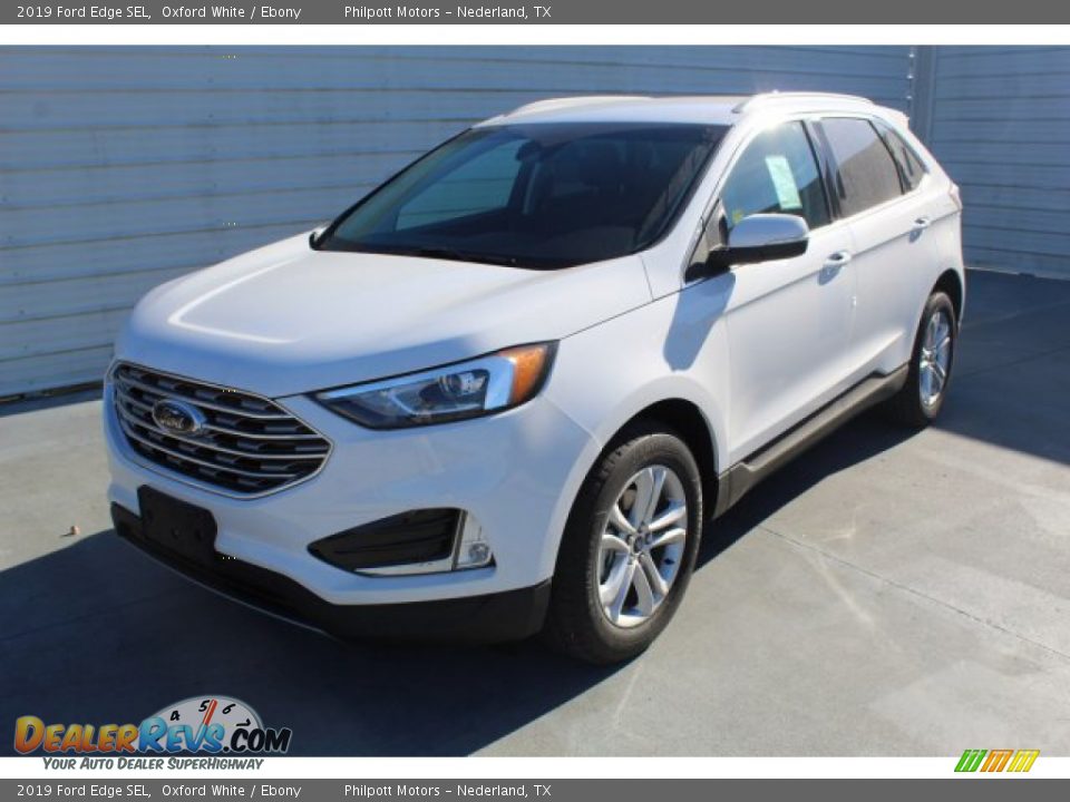 2019 Ford Edge SEL Oxford White / Ebony Photo #4