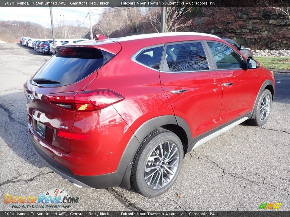 2020 Hyundai Tucson Limited AWD Gemstone Red / Black Photo #2