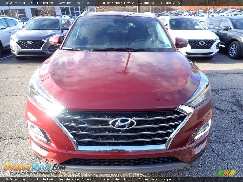 2020 Hyundai Tucson Limited AWD Gemstone Red / Black Photo #4