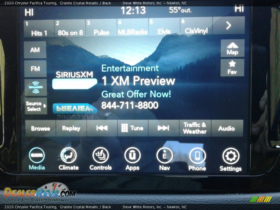 2020 Chrysler Pacifica Touring Granite Crystal Metallic / Black Photo #23