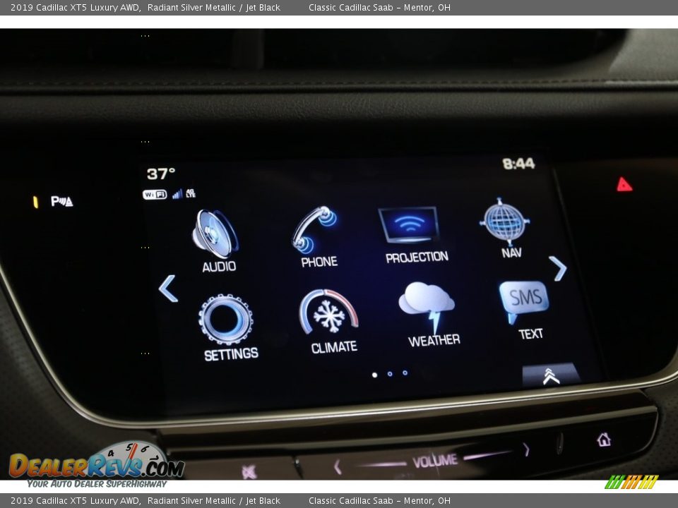 2019 Cadillac XT5 Luxury AWD Radiant Silver Metallic / Jet Black Photo #10