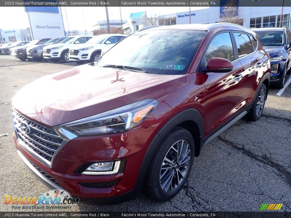 2020 Hyundai Tucson Limited AWD Gemstone Red / Black Photo #5