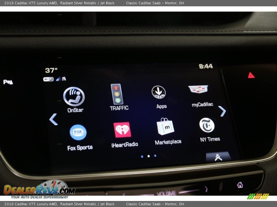 2019 Cadillac XT5 Luxury AWD Radiant Silver Metallic / Jet Black Photo #11