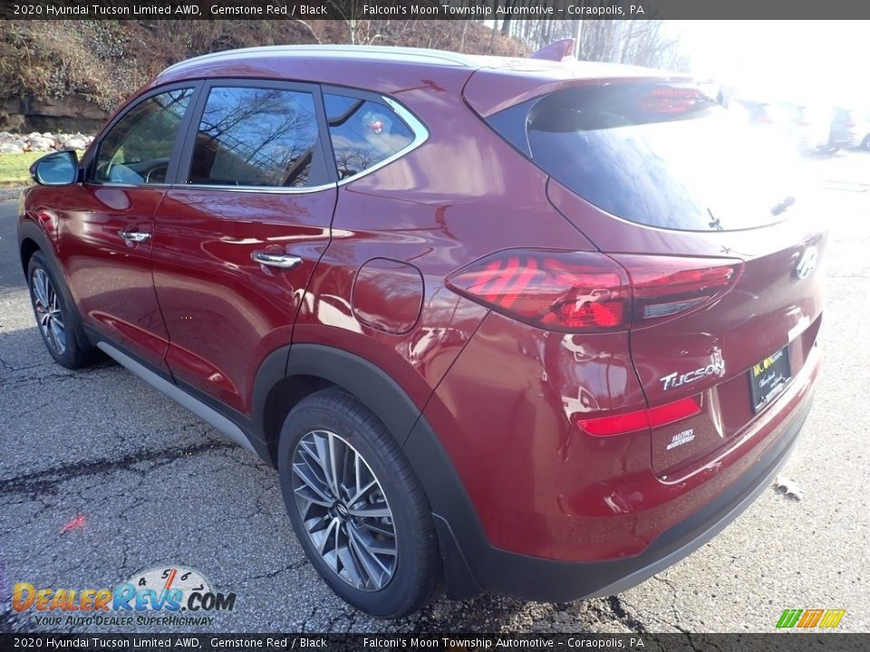2020 Hyundai Tucson Limited AWD Gemstone Red / Black Photo #6