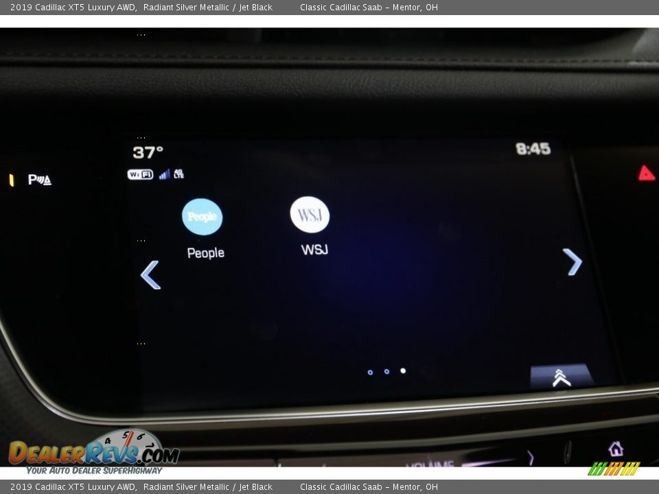 2019 Cadillac XT5 Luxury AWD Radiant Silver Metallic / Jet Black Photo #12