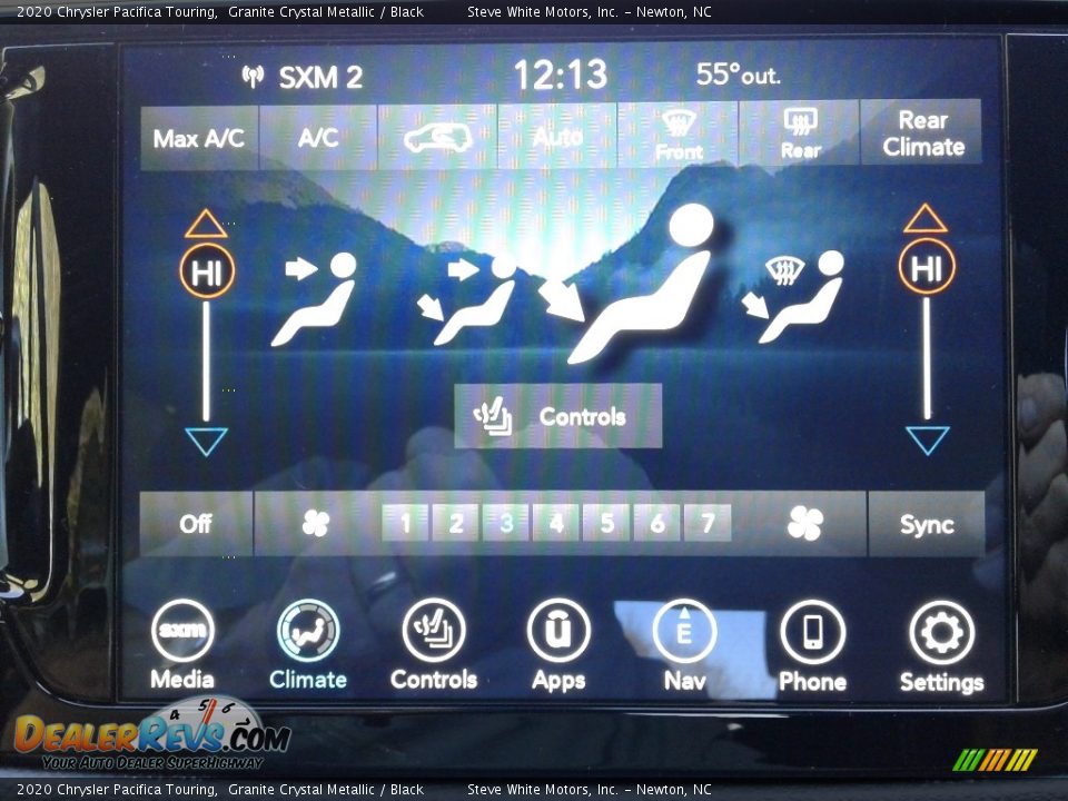 2020 Chrysler Pacifica Touring Granite Crystal Metallic / Black Photo #25