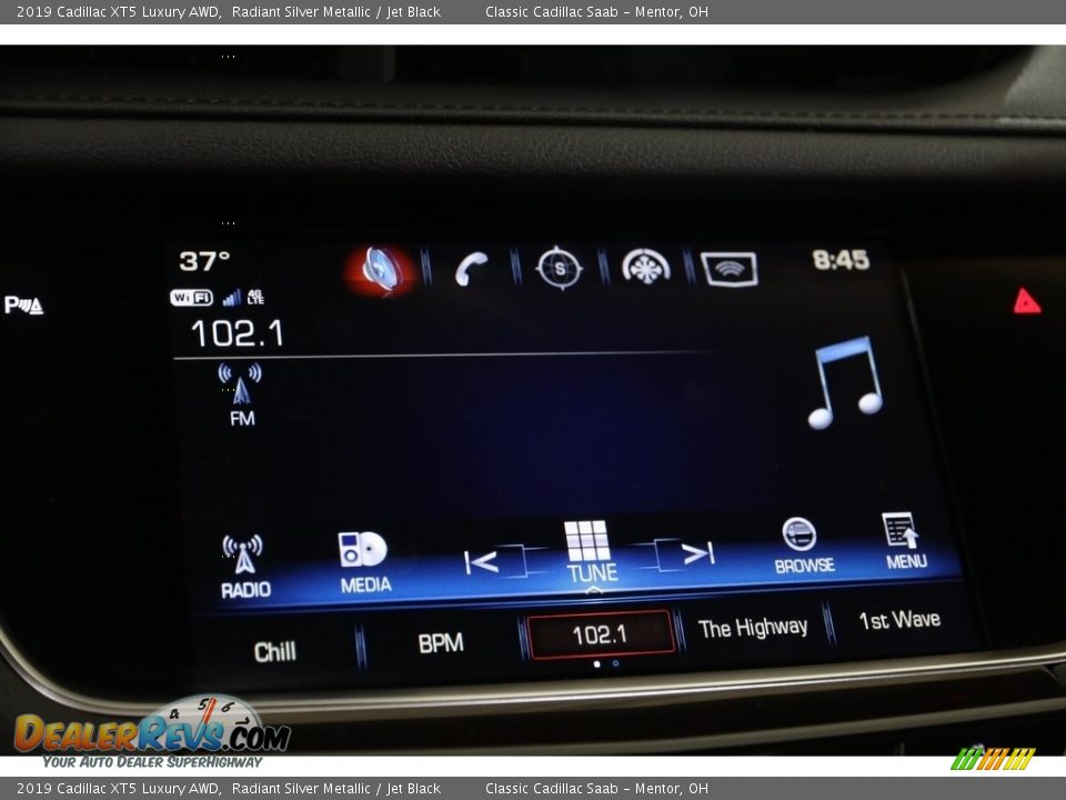 2019 Cadillac XT5 Luxury AWD Radiant Silver Metallic / Jet Black Photo #14