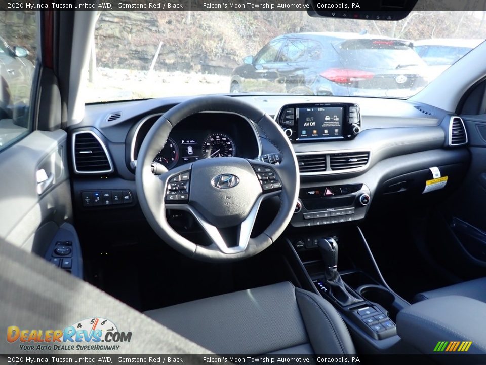 2020 Hyundai Tucson Limited AWD Gemstone Red / Black Photo #9