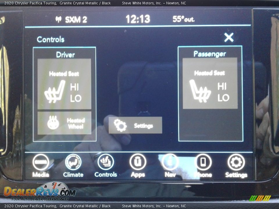 2020 Chrysler Pacifica Touring Granite Crystal Metallic / Black Photo #27