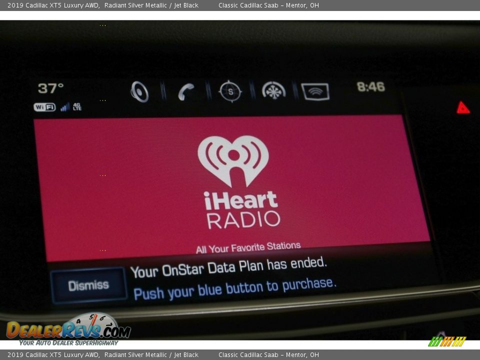 2019 Cadillac XT5 Luxury AWD Radiant Silver Metallic / Jet Black Photo #16