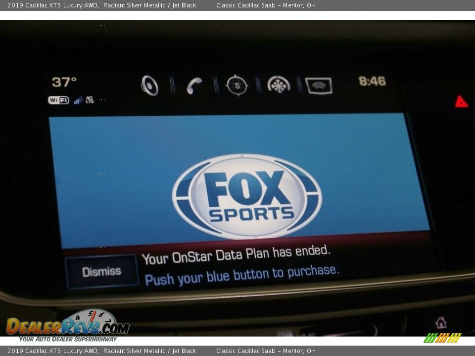 2019 Cadillac XT5 Luxury AWD Radiant Silver Metallic / Jet Black Photo #17