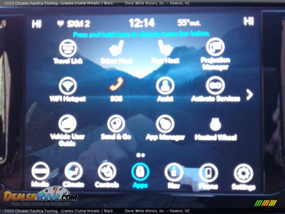 2020 Chrysler Pacifica Touring Granite Crystal Metallic / Black Photo #29