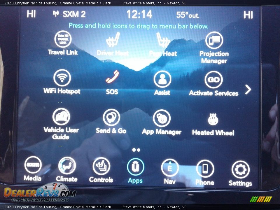 2020 Chrysler Pacifica Touring Granite Crystal Metallic / Black Photo #30