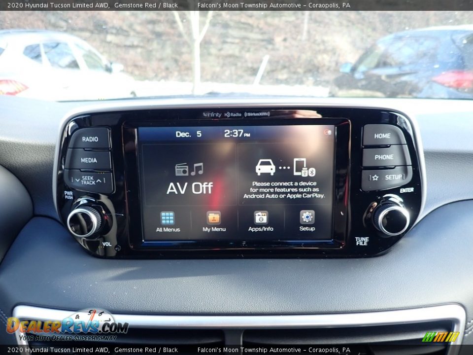 2020 Hyundai Tucson Limited AWD Gemstone Red / Black Photo #13