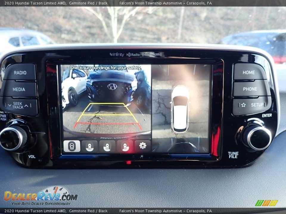 2020 Hyundai Tucson Limited AWD Gemstone Red / Black Photo #14