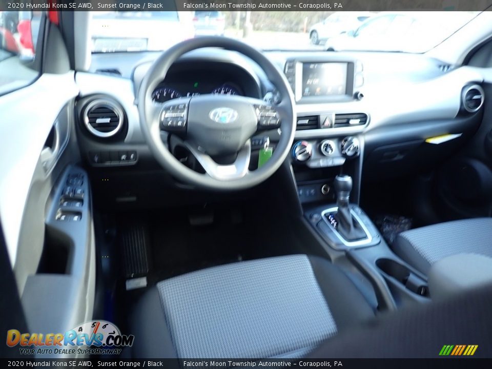 2020 Hyundai Kona SE AWD Sunset Orange / Black Photo #9