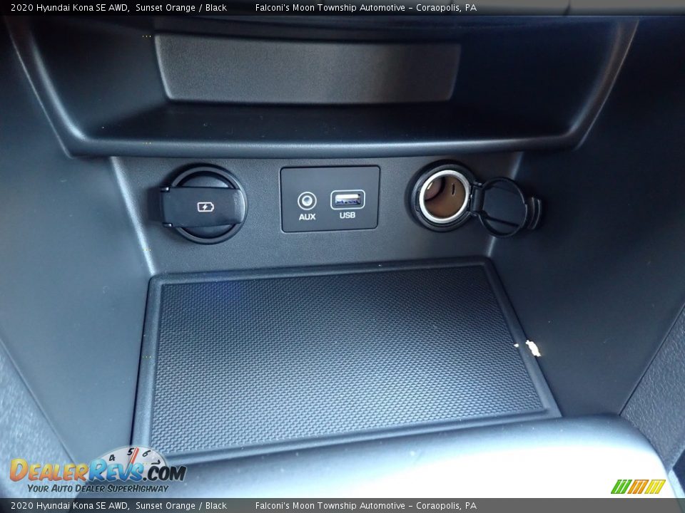 2020 Hyundai Kona SE AWD Sunset Orange / Black Photo #15