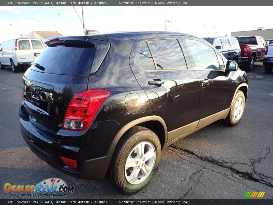 2020 Chevrolet Trax LS AWD Mosaic Black Metallic / Jet Black Photo #5