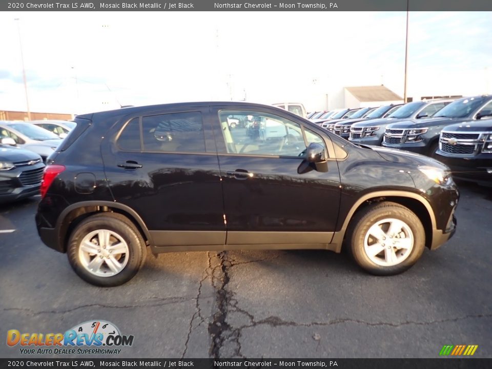 2020 Chevrolet Trax LS AWD Mosaic Black Metallic / Jet Black Photo #6