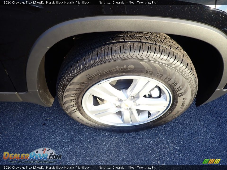 2020 Chevrolet Trax LS AWD Mosaic Black Metallic / Jet Black Photo #9