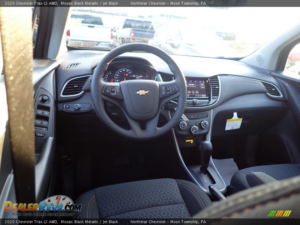 2020 Chevrolet Trax LS AWD Mosaic Black Metallic / Jet Black Photo #13