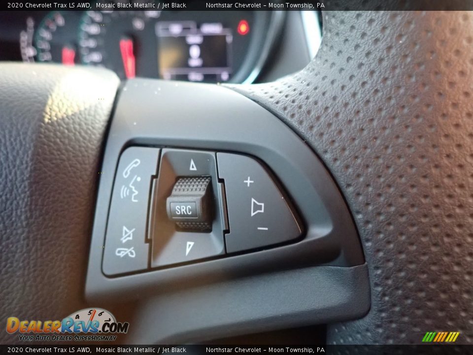 2020 Chevrolet Trax LS AWD Mosaic Black Metallic / Jet Black Photo #19
