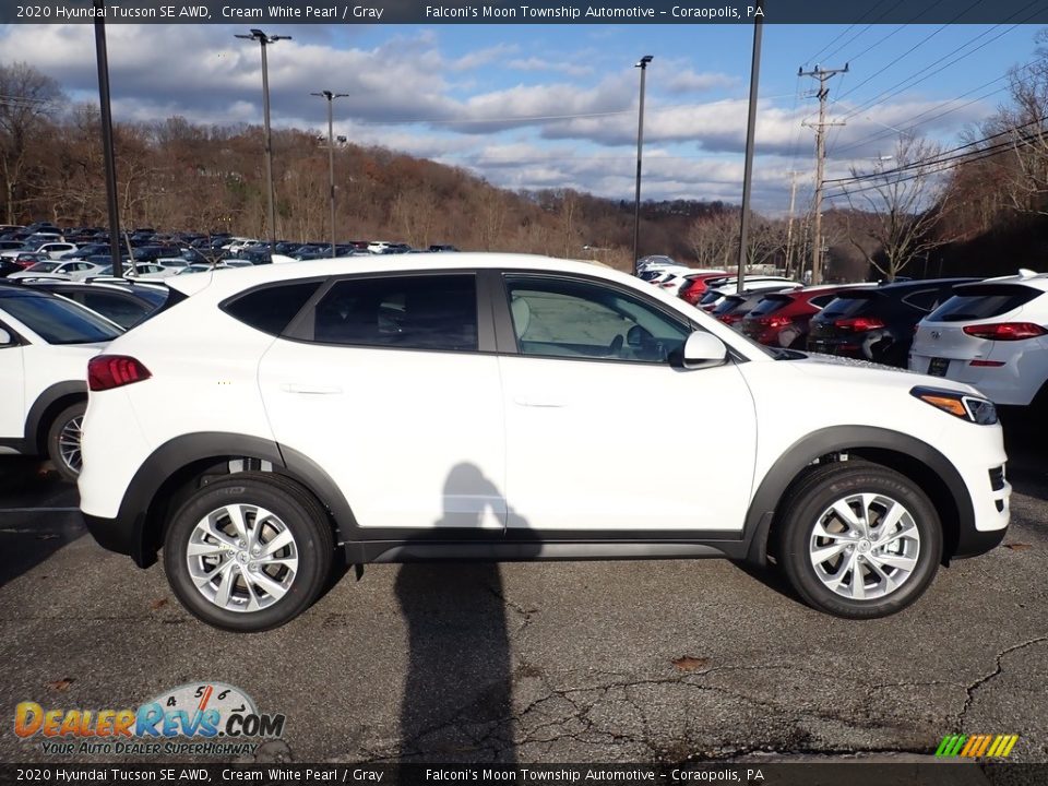 2020 Hyundai Tucson SE AWD Cream White Pearl / Gray Photo #1
