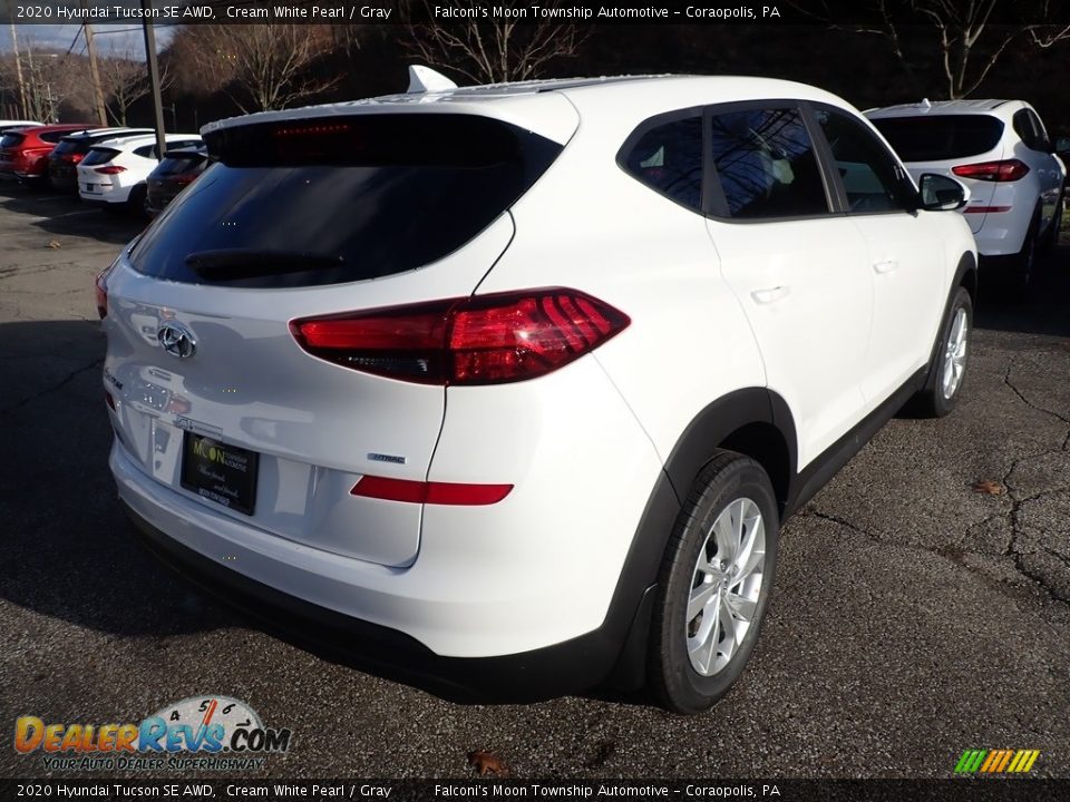 2020 Hyundai Tucson SE AWD Cream White Pearl / Gray Photo #2