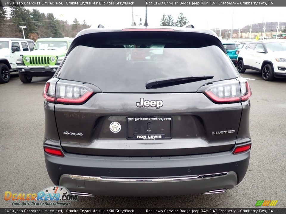 2020 Jeep Cherokee Limited 4x4 Granite Crystal Metallic / Ski Gray/Black Photo #4