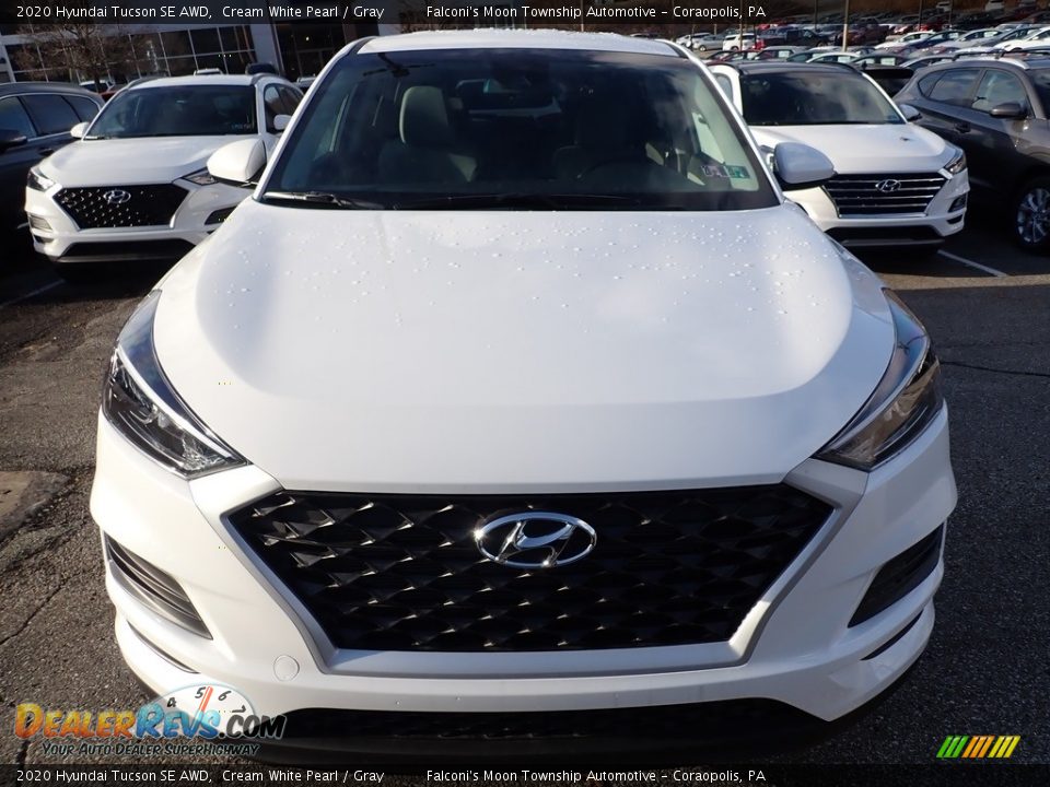 2020 Hyundai Tucson SE AWD Cream White Pearl / Gray Photo #4