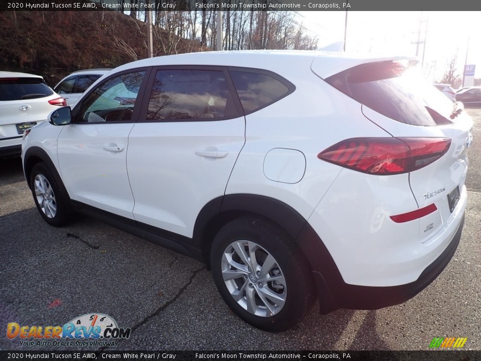 2020 Hyundai Tucson SE AWD Cream White Pearl / Gray Photo #6